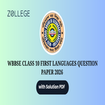 WBBSE Class 10 First Languages Question Paper 2026 with Solution Pdf
